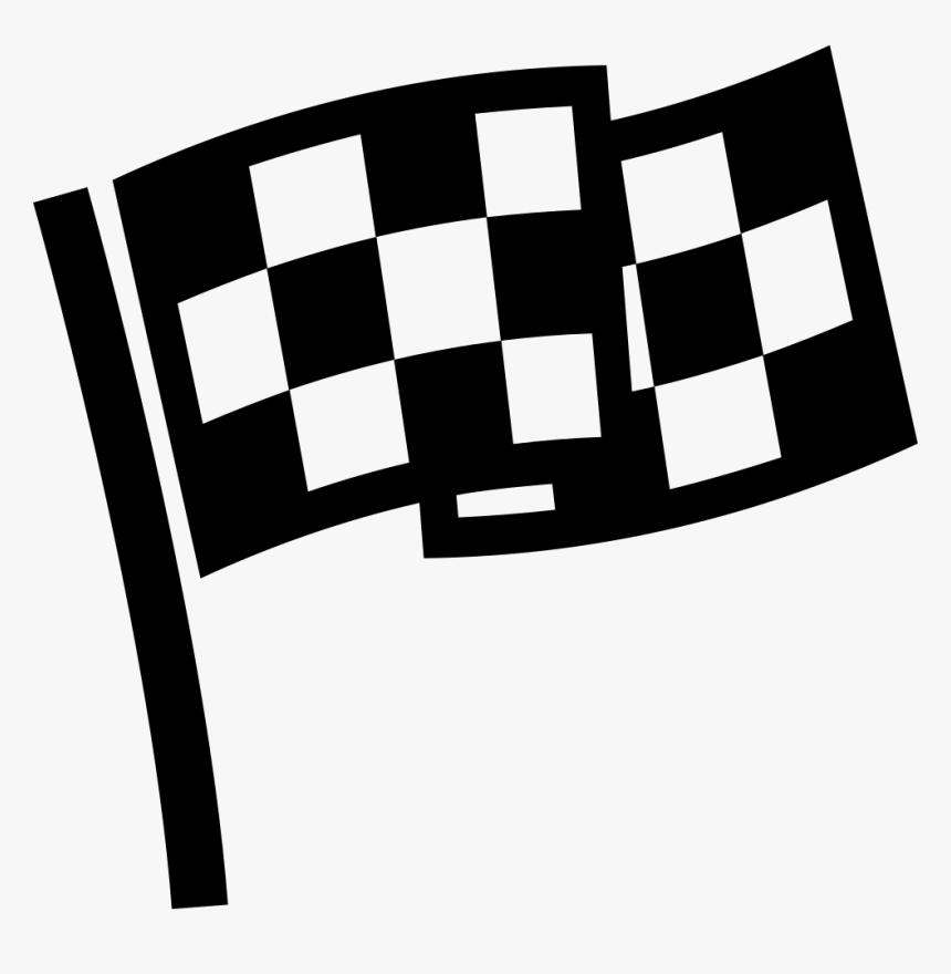 Transparent Checkered Flags Clipart - Bandera A Cuadros Png, Png Download