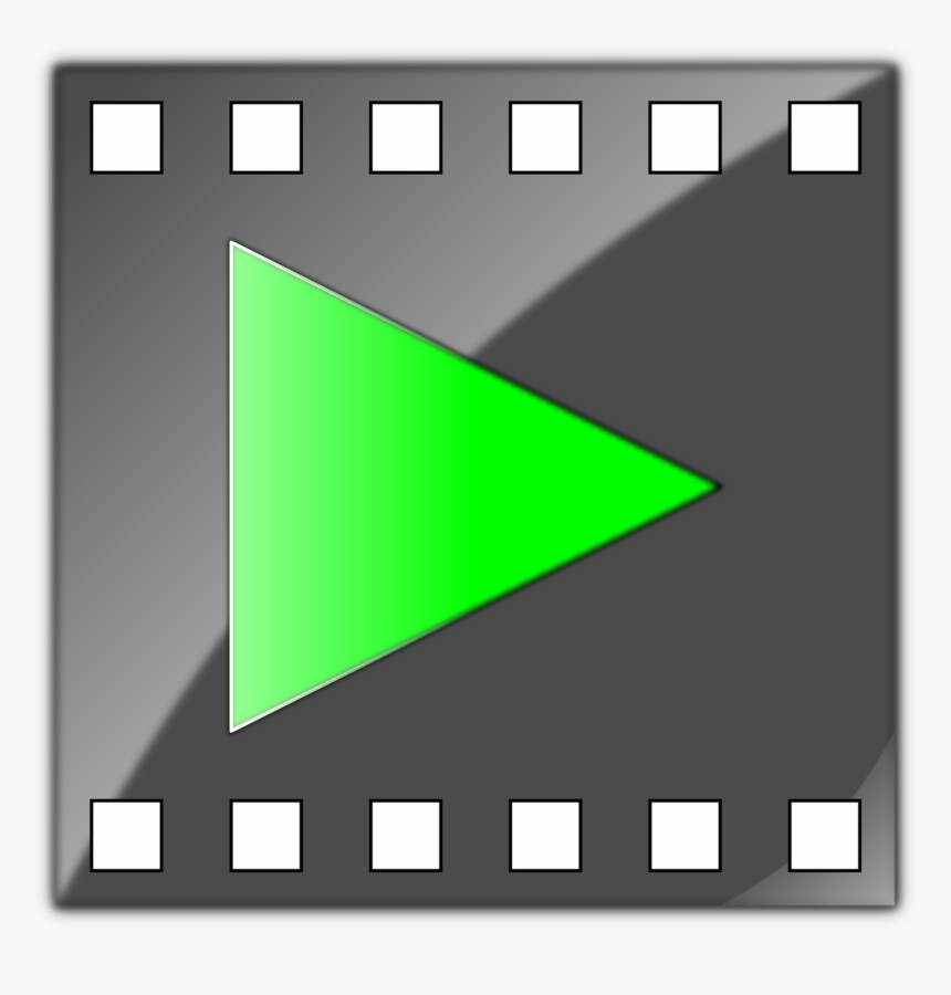 Linux Avi File Icon Clip Arts - Clip Art Movie File, HD Png Download