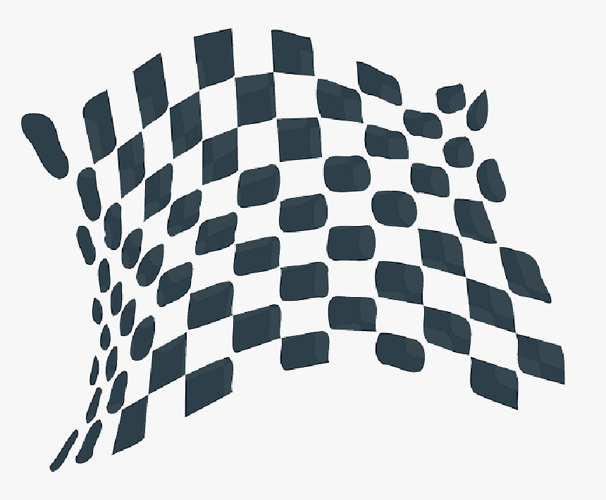 Icon, Truck, Road, Motorcycle, Formula, Vector - Race Flag Blue, HD Png Download