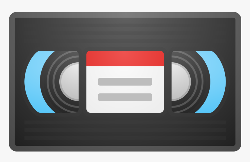 Videocassette Icon - Vhs Emoji, HD Png Download