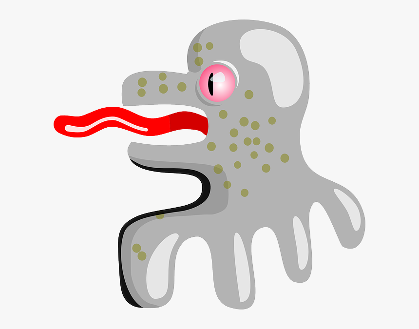 Cartoon Creature Svg Clip Arts - Alien Octopus Cartoon Png, Transparent Png