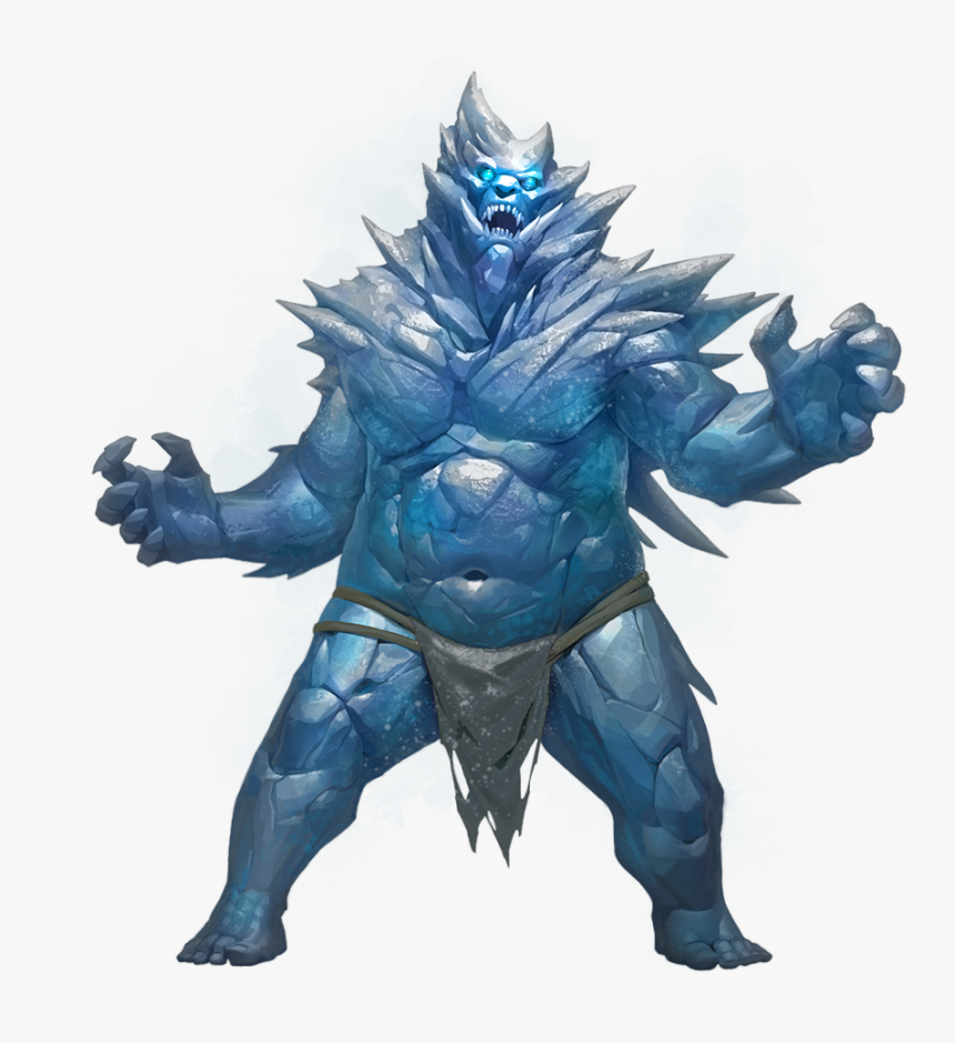 Giants Drawing Frost Giant - Frost Giants Drawing, HD Png Download