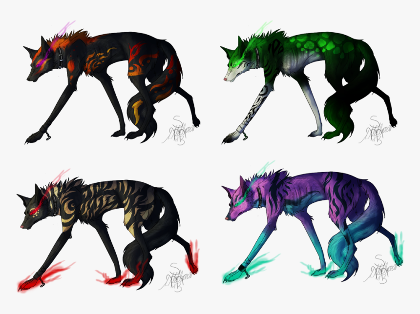 Tribal Wolves Auction - Illustration, HD Png Download