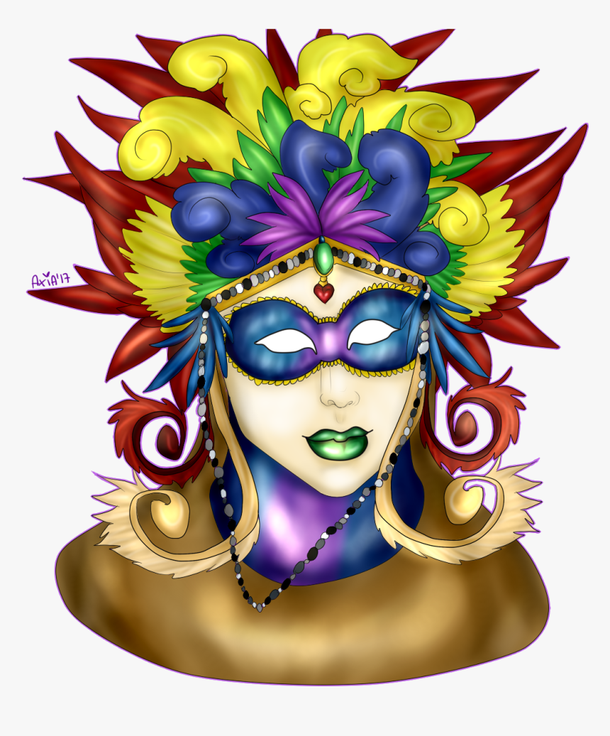 Flower Mask Axia Illustration Legendary Graphics Creature - Illustration, HD Png Download