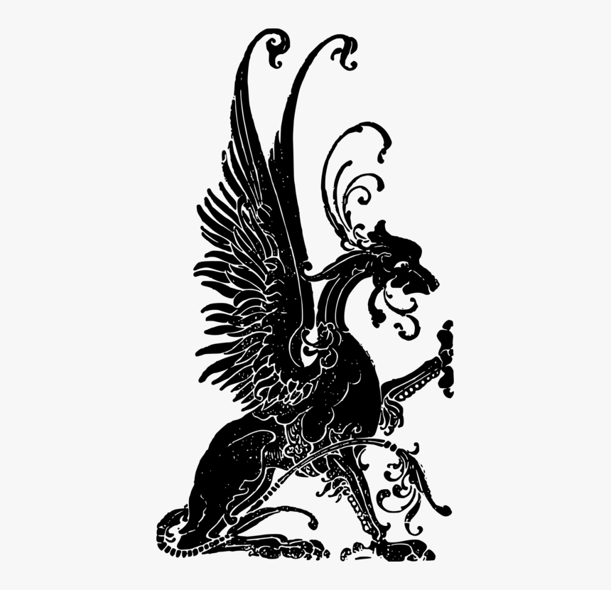 Legendary Creature Rooster Griffin Chicken Bird - Creature Clipart, HD Png Download