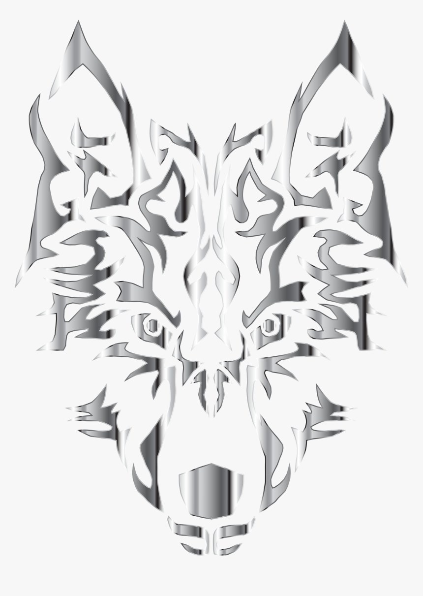 Visual Arts,head,symmetry - Wolf Symmetry, HD Png Download