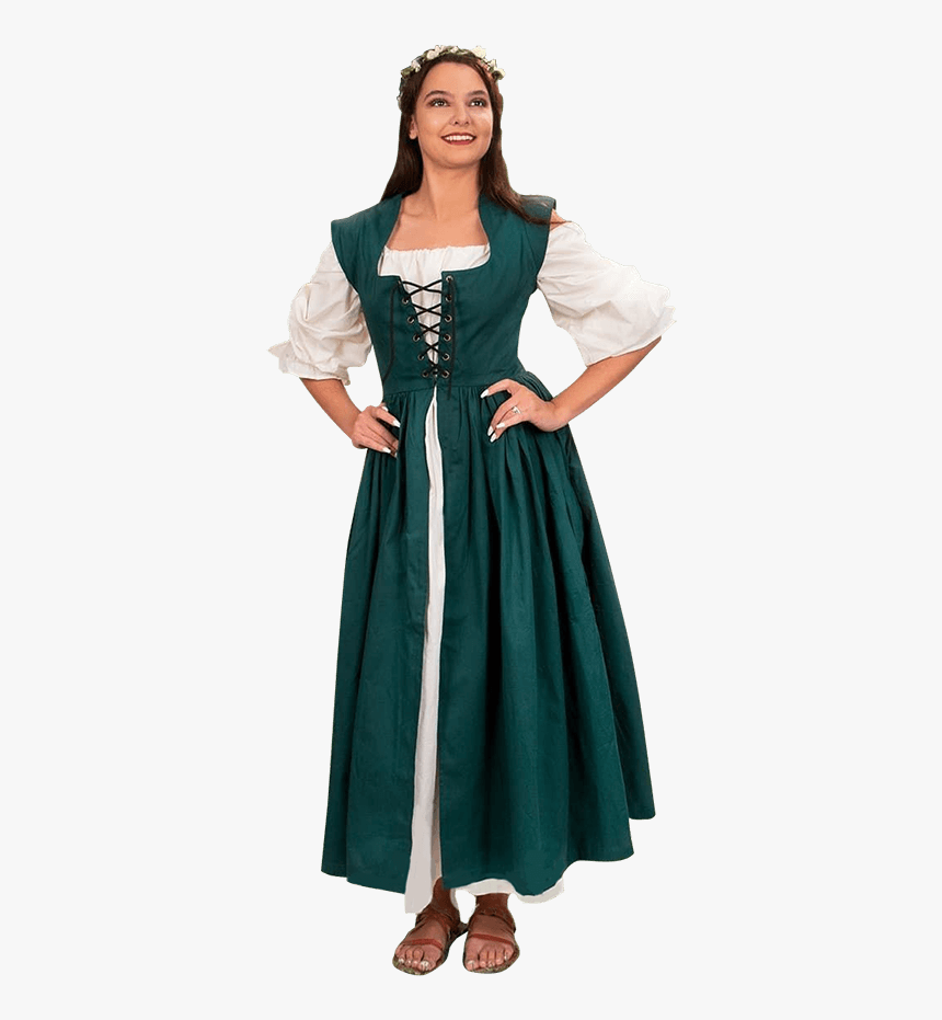 Country Maid Overdress - Renaissance Clothing For Women, HD Png Download