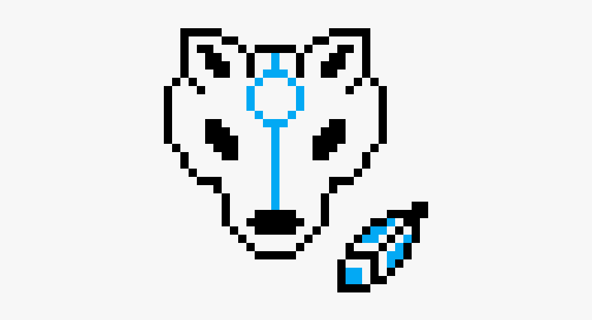 Pixel Art Lobo, HD Png Download