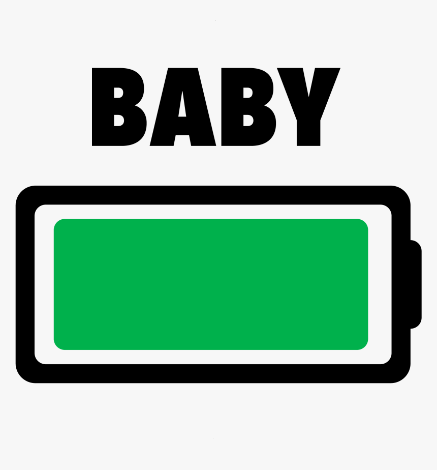 Full Battery - Baby - Family T-shirt - Dad Low Battery Shirt, HD Png Download