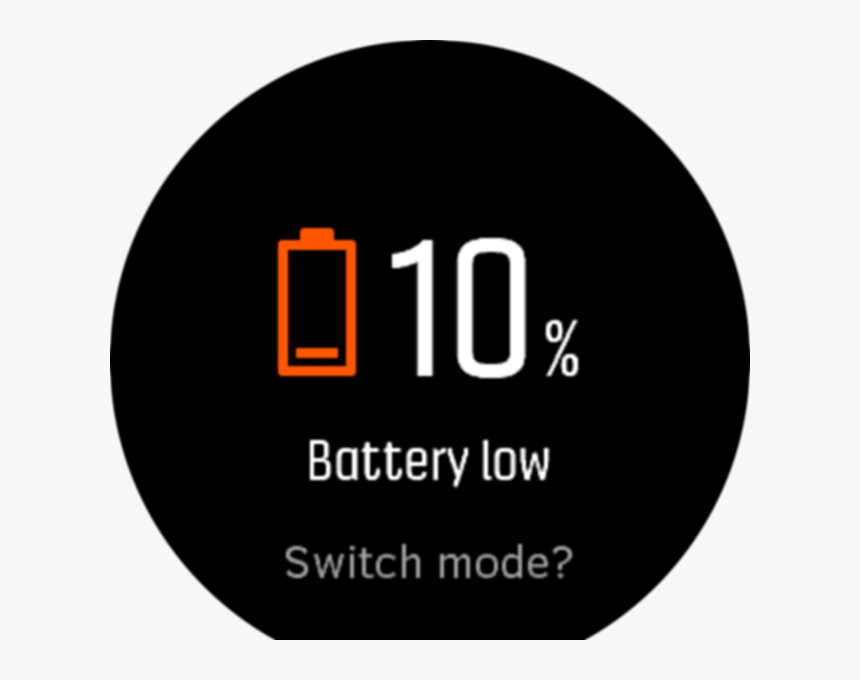 Battery Warning S9 - Low Battery Warning Png, Transparent Png
