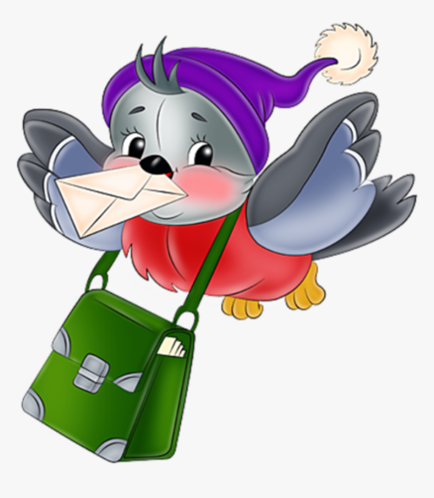 Blue Bird Cartoon Images - Funny Birds Clipart With Transparent Backgrounds, HD Png Download