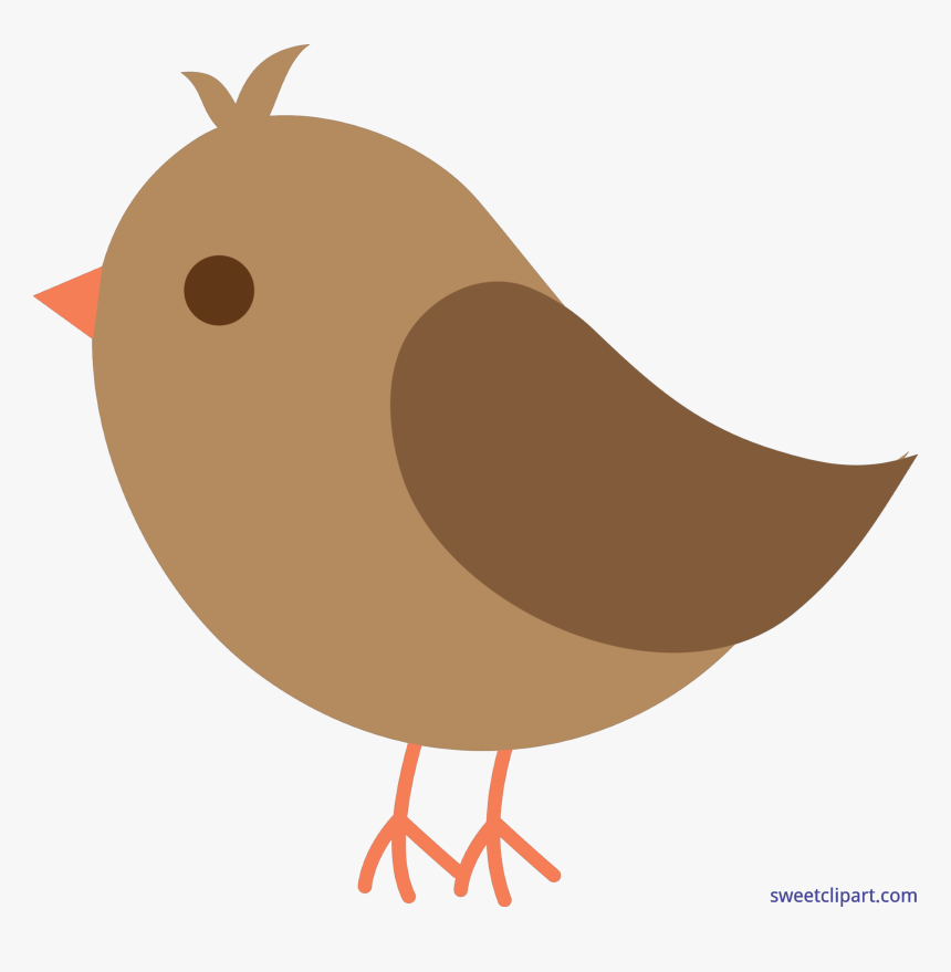 Png Clipart Bird Brown Cute Clip Art, Transparent Png