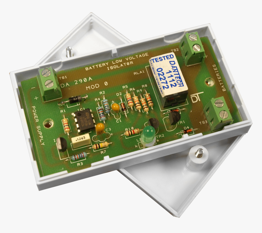 12v Battery Low Voltage Automatic Isolator - Electronic Component, HD Png Download