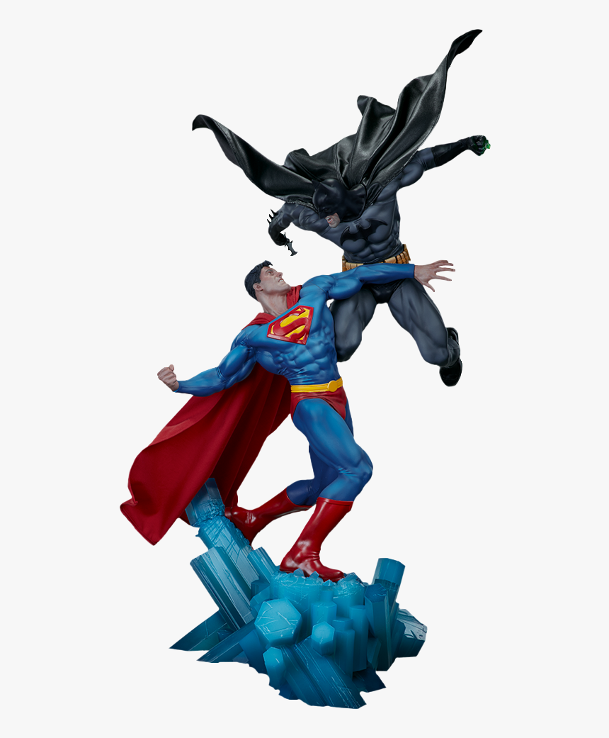 Justice League Batman Vs Superman 24 Diorama Statue - Sideshow Collectibles Batman Vs Superman Diorama, HD Png Download