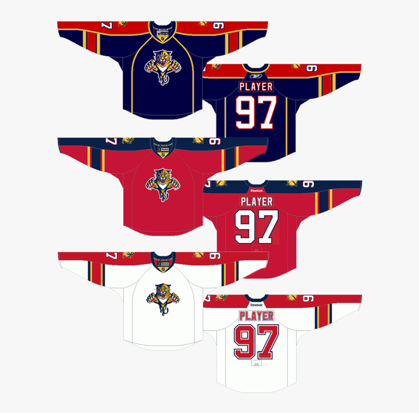 Florida Panthers Red Jerseys, HD Png Download