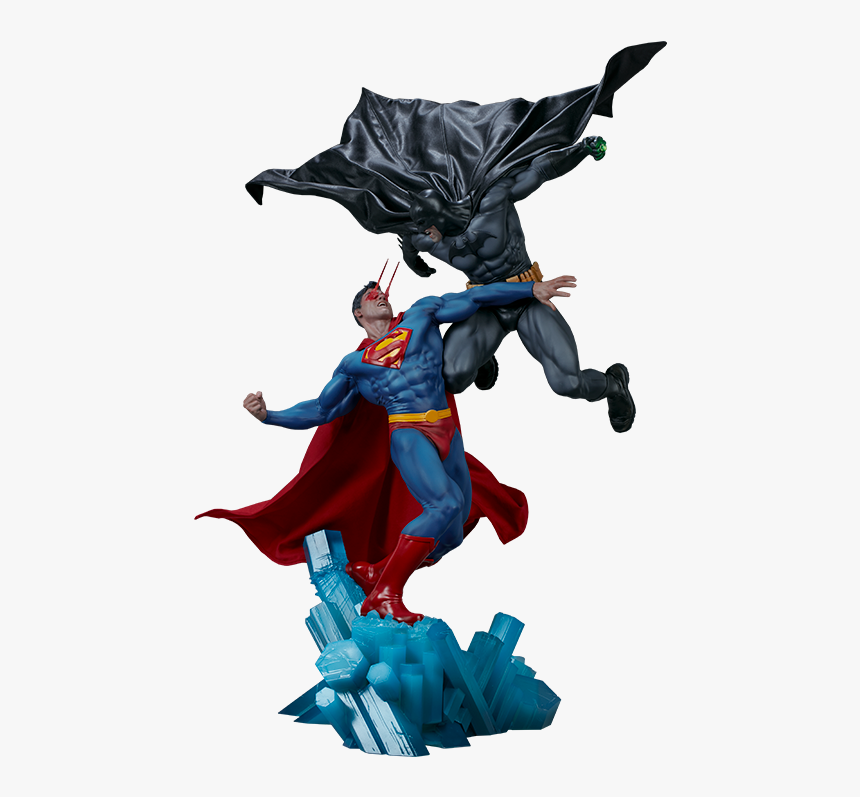 Superman Vs Batman Diorama, HD Png Download