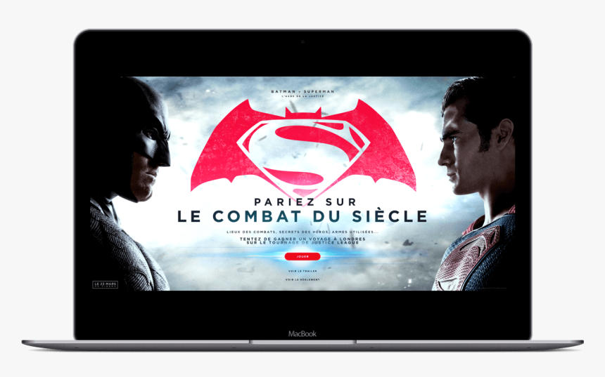 Batman Vs Superman Start Screen, HD Png Download