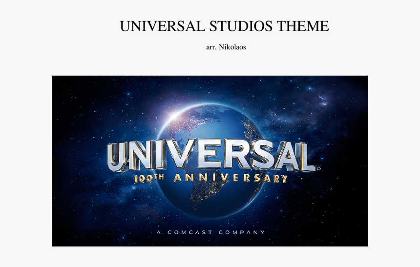 Universal Pictures 100th Anniversary, HD Png Download