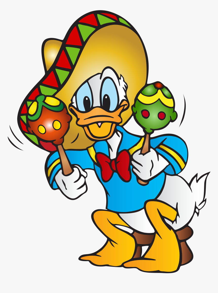 Donald Duck Mexican Free, HD Png Download