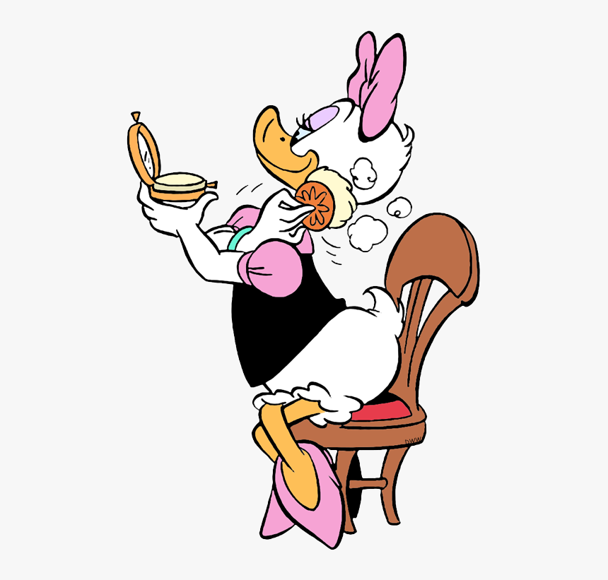 Daisy Duck With Makeup, HD Png Download
