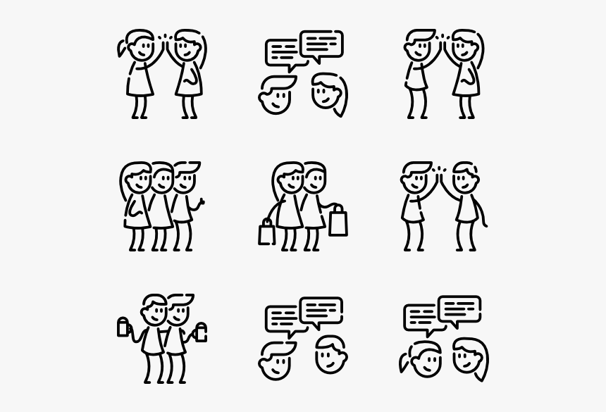 Friendship - Iconos Png Family, Transparent Png