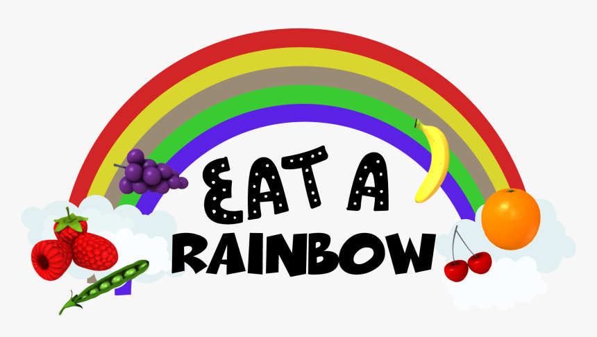 Rainbow Clipart Fruit, HD Png Download