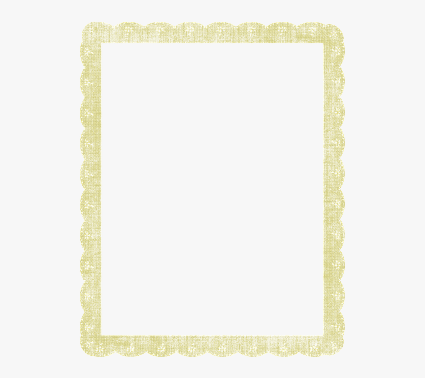 Vintage, Lace, Ivory, Photo, Frame - Picture Frame, HD Png Download