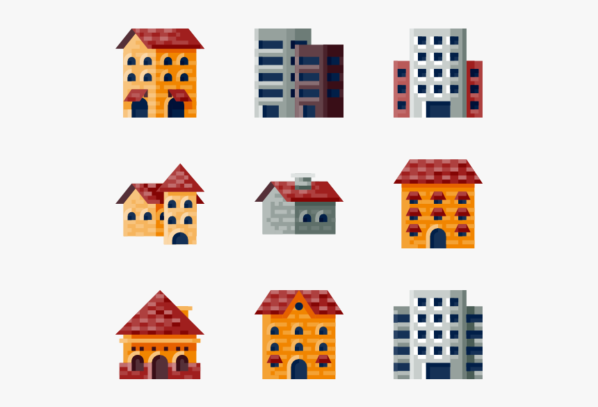 Buildings, HD Png Download