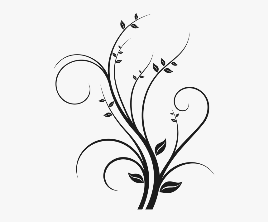 Black & White Flowers - Floral Images Black And White, HD Png Download