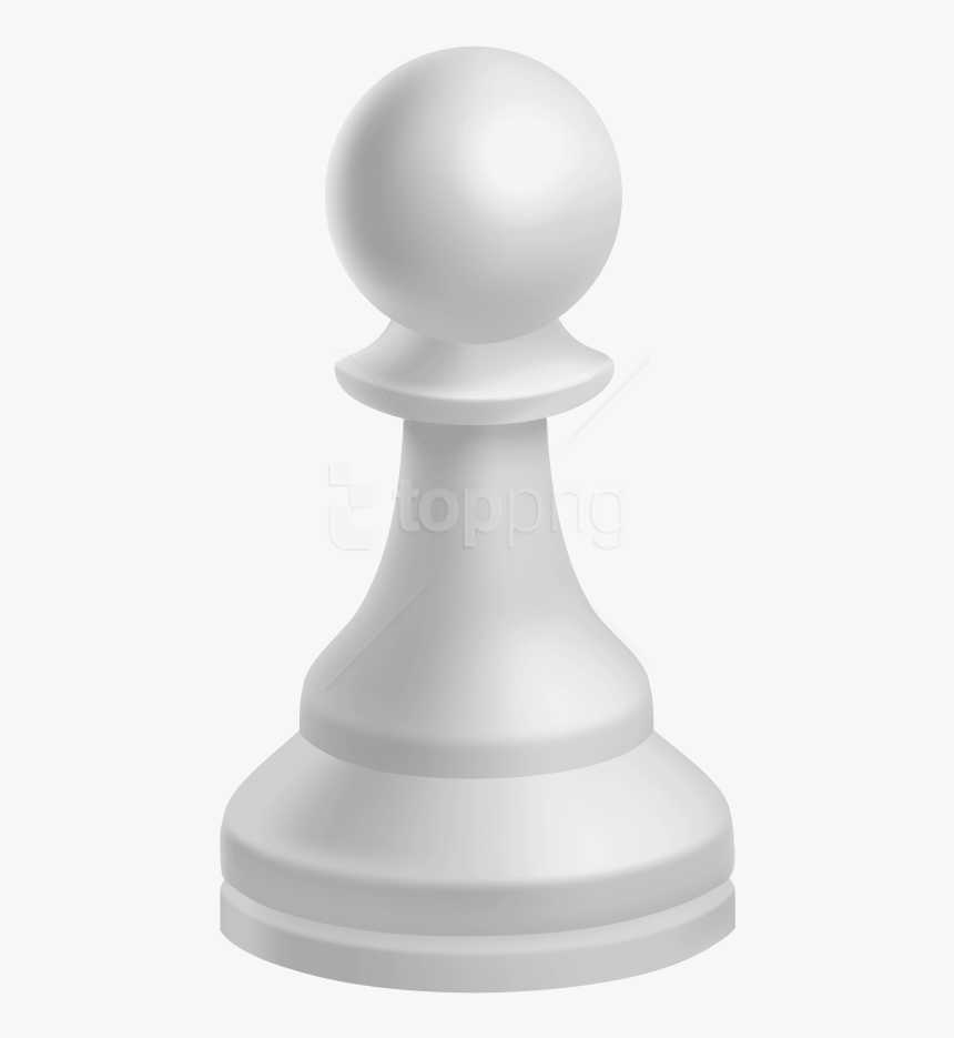 Chess Piece Png - Chess Pieces Pawn White, Transparent Png