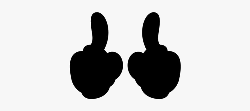 Mickey Pointing Fingure Png Transparent Images - Illustration, Png Download