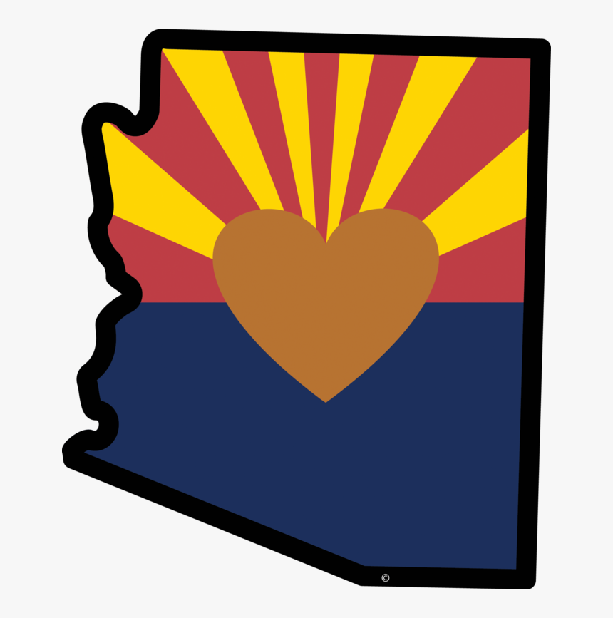 Arizona - Arizona Heart, HD Png Download