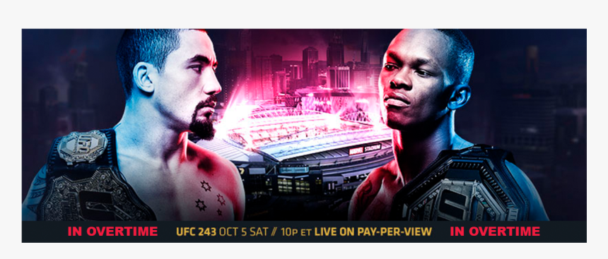 Ufc 243 Promo, HD Png Download