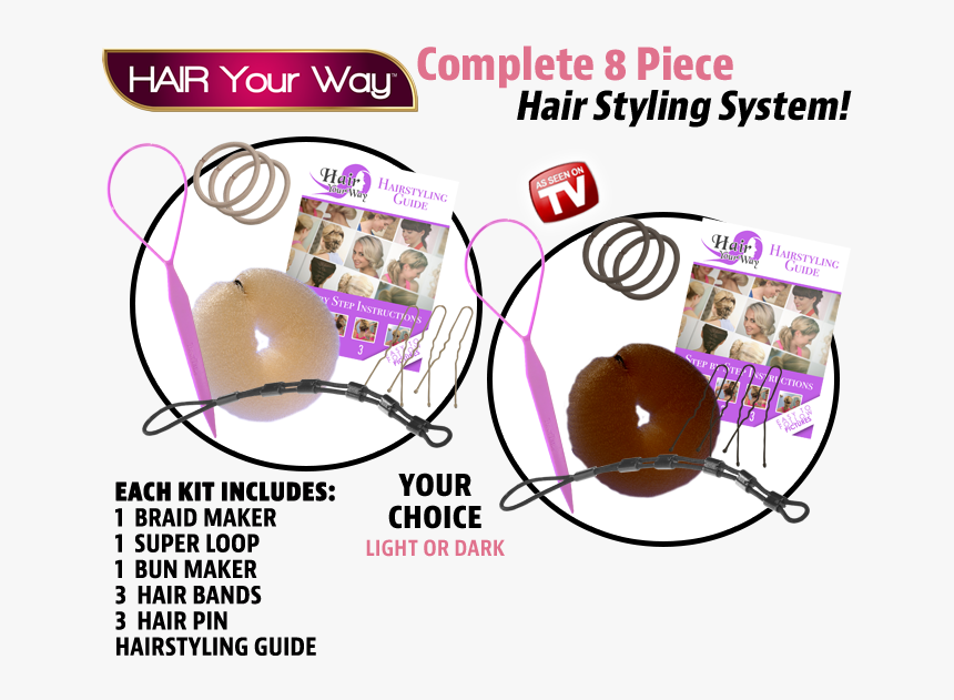 Hair Your Way - Chocolate, HD Png Download