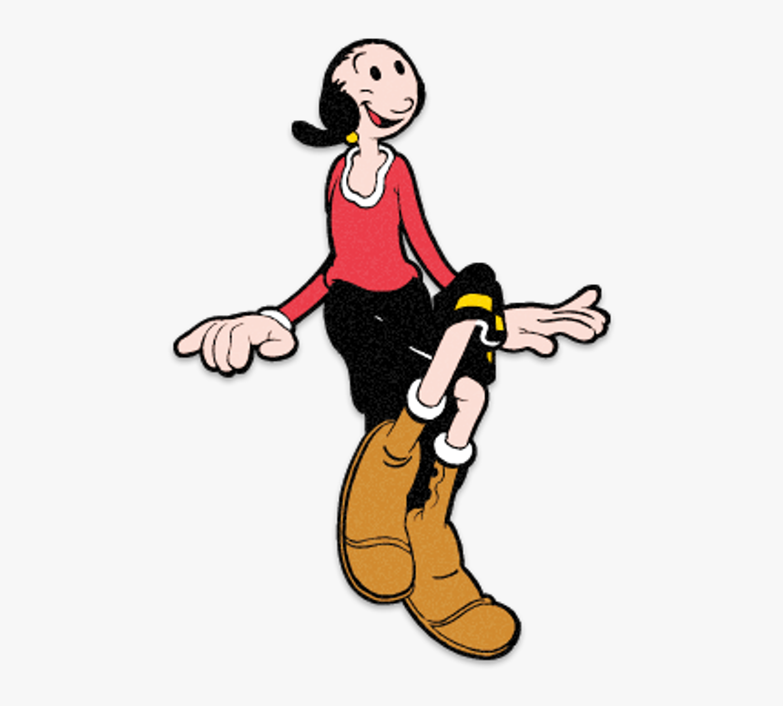 Transparent Olive Oyl Clipart - Olive Oyl Transparent Background, HD Png Download