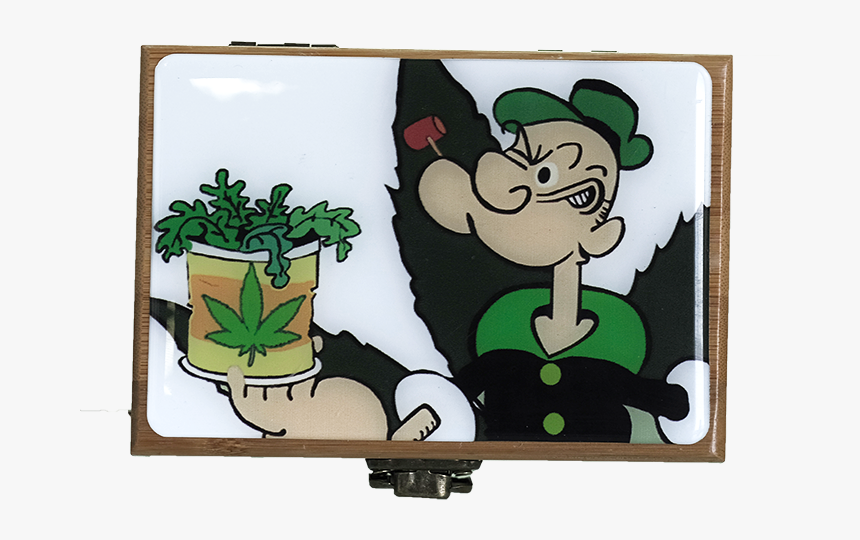 Bamboo Box/jar/grind Sm Popeye - Popeye The Sailor Man, HD Png Download