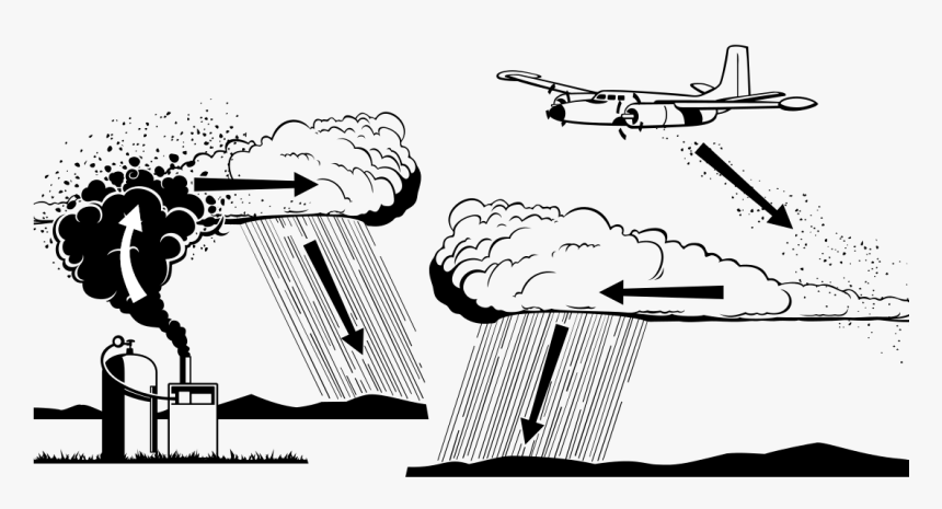 1200px Cloud Seeding Operation Popeye - Cloud Seeding, HD Png Download