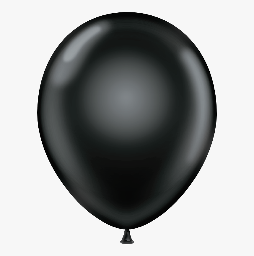 Transparent Black Balloon Png, Png Download