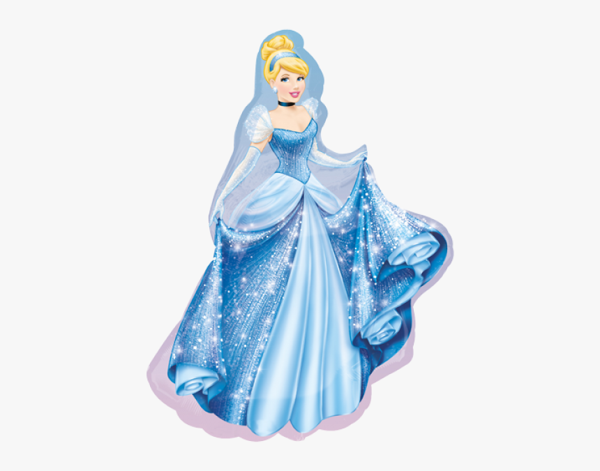 Princess Cinderella Supershape 33 Inch Balloon Anagram - Cinderella Foil Balloon, HD Png Download