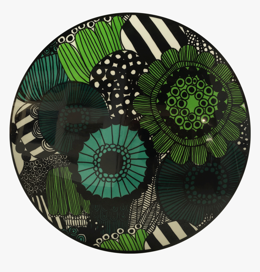 Abstract Art 3d Flower Green - Marimekko, HD Png Download