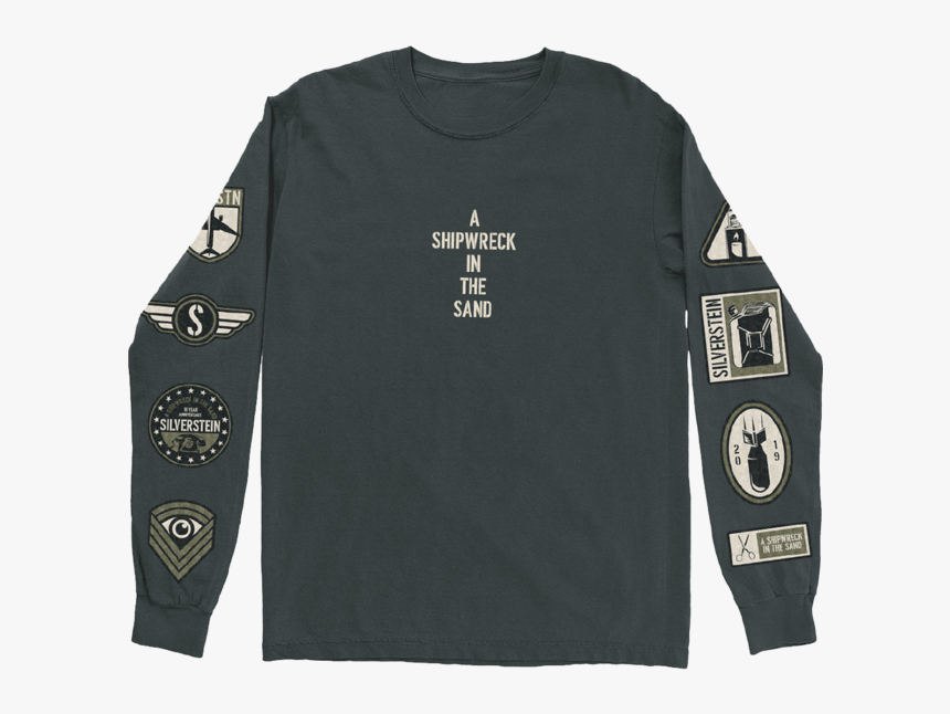 Long-sleeved T-shirt, HD Png Download