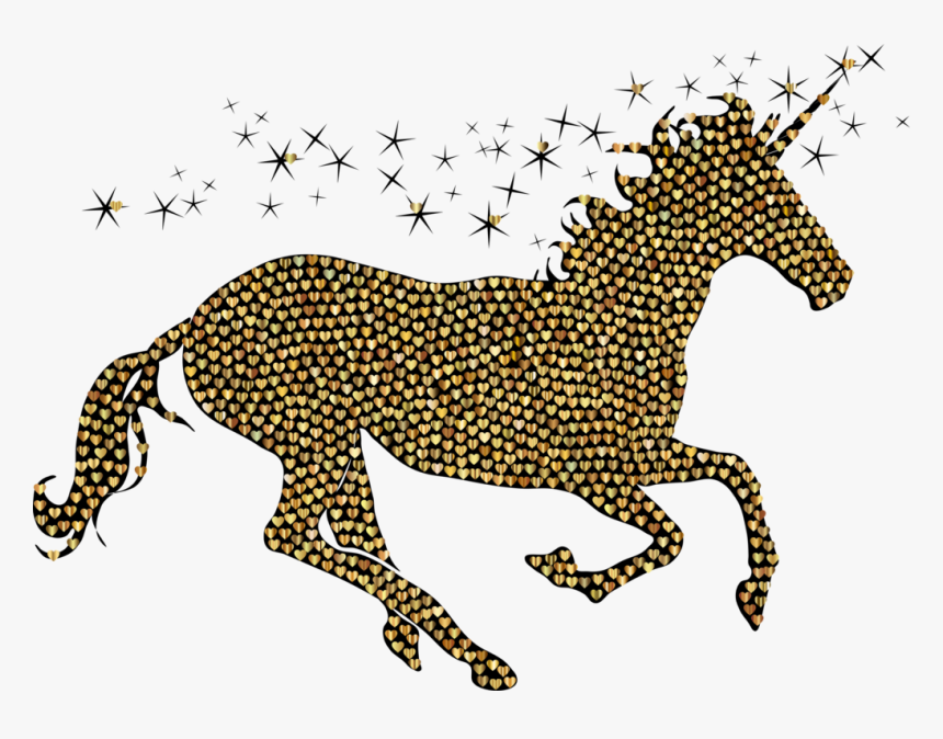 Art,carnivoran,horse - Black Unicorn Clipart, HD Png Download