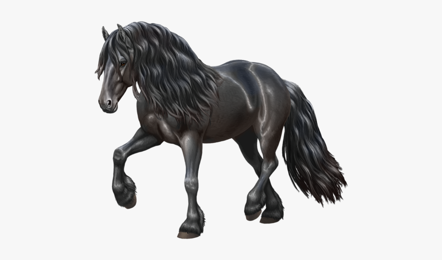 Draft Horses In Snow, HD Png Download