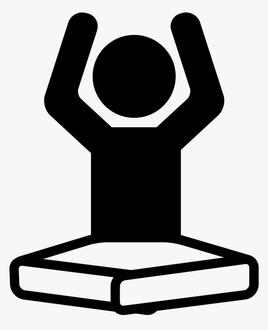 Boy On Lotus Position Flexing Arms Comments - Leg Stretch Png, Transparent Png