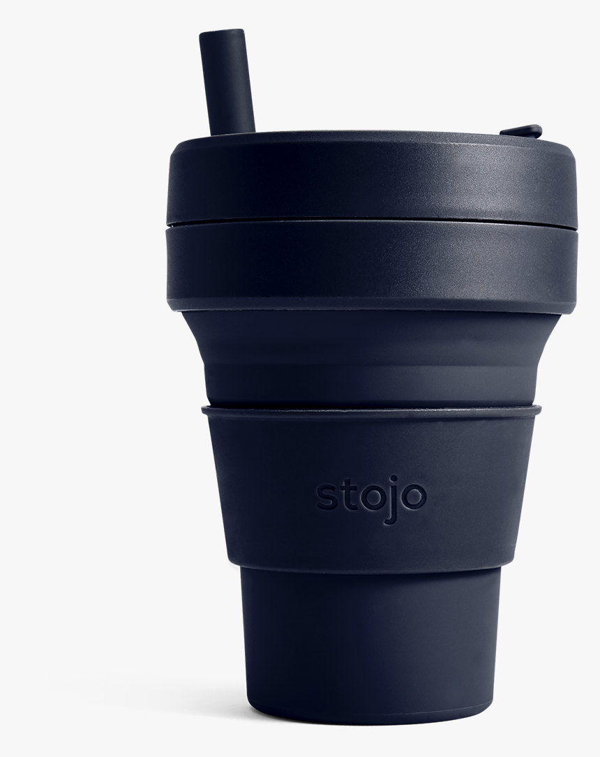 Biggie 16 Oz Cup - Stojo Collapsible Cup Denim, HD Png Download