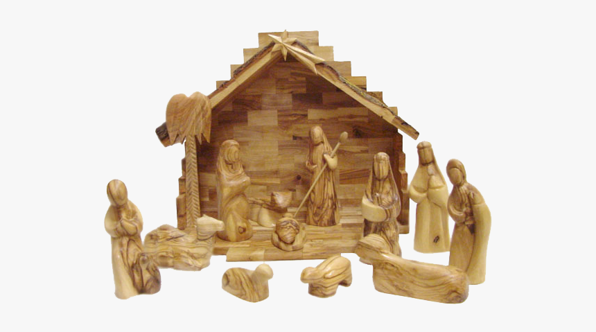 Wooden Nativity Set Uk, HD Png Download