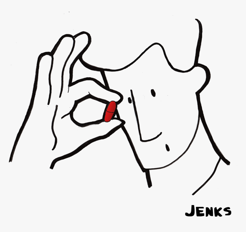 Will You Take The Red Pill - Line Art, HD Png Download