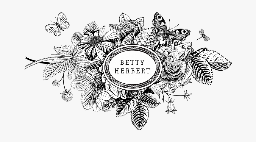 Betty Herbert - Flowers Png Vector Vintage, Transparent Png
