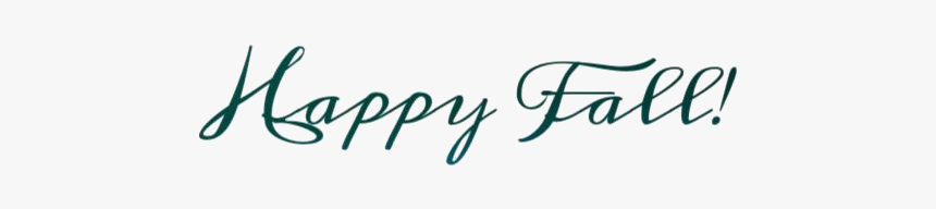 Happy Fall Png Transparent Images - Calligraphy, Png Download