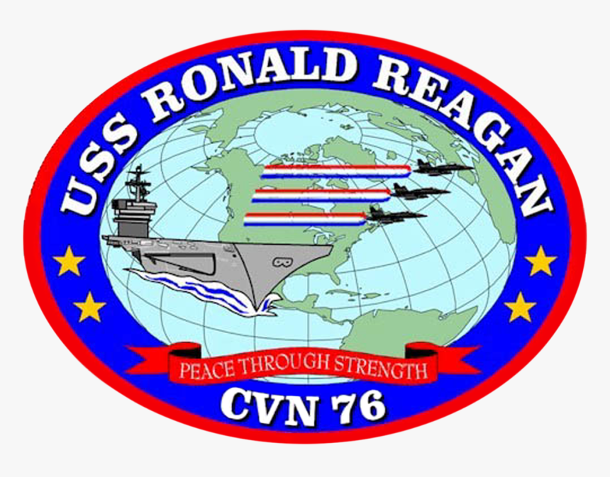 Uss Ronald Reagan Coa - Uss Ronald Reagan Patch, HD Png Download